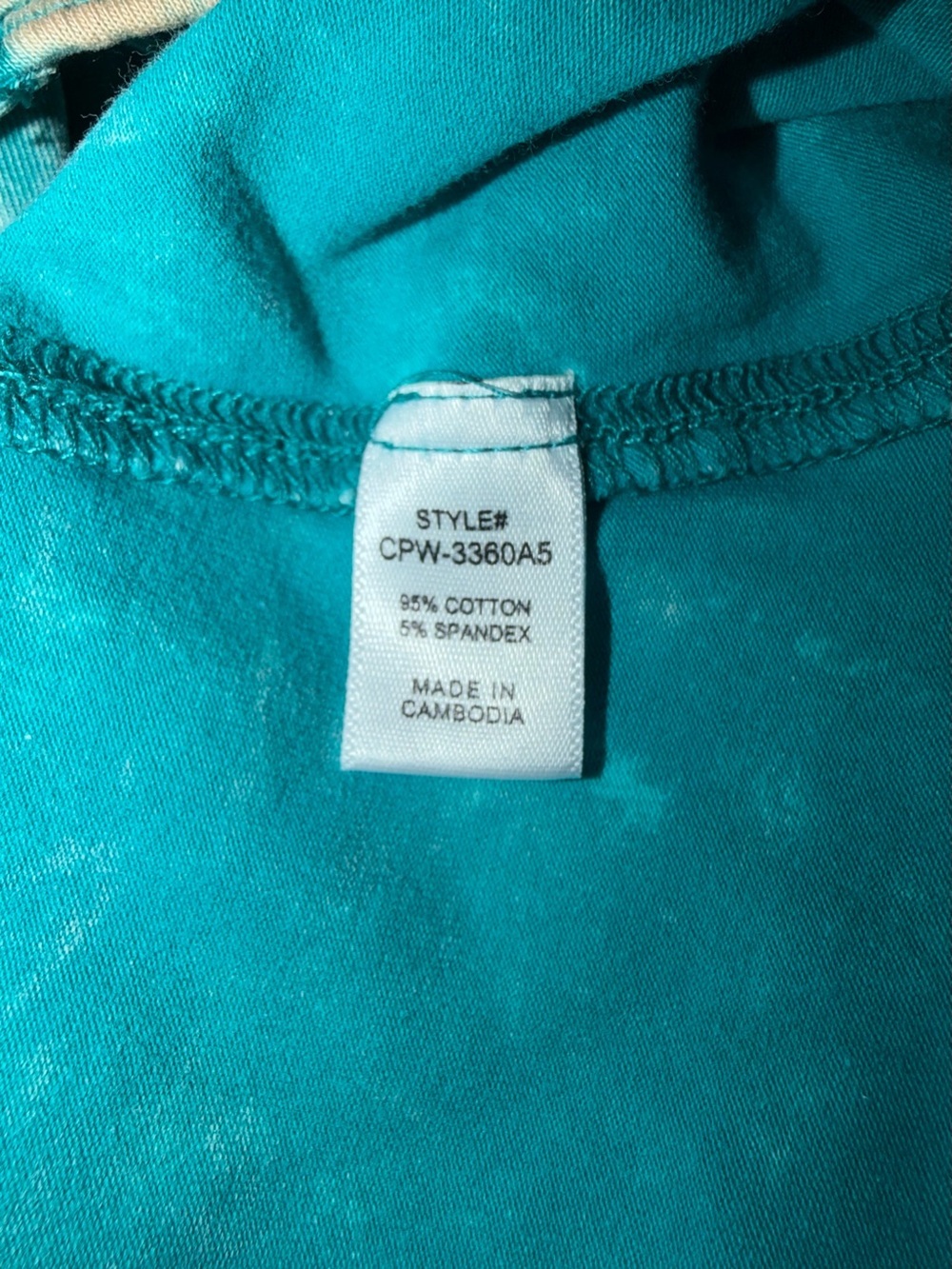 Zenana Teal Acid Wash Boutique Jumpsuit Tapered Leg Overalls Boho Luxe L XL - Picture 5 of 8